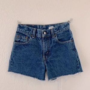 Vintage Levis XXS Jean High Rise Shorts sz 22.5